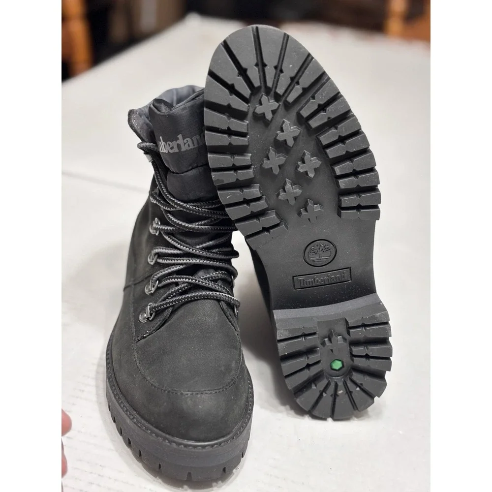 Timberland Courmayeur Valley Waterproof‎ Boots Women's 7.5 Black A2EZ8